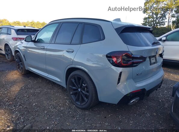 5UX53DP06R9V84549 2024 BMW X3 Gray Trasero izquierdo