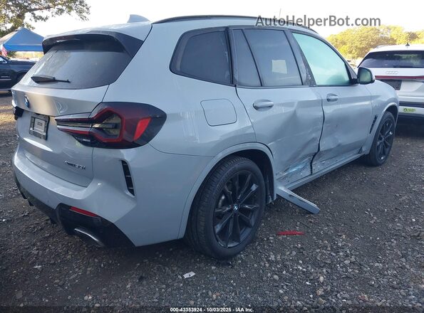 5UX53DP06R9V84549 2024 BMW X3 Gray Trasero derecho