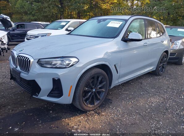 5UX53DP06R9V84549 2024 BMW X3 Gray Vista tres cuartos delantera izquierda
