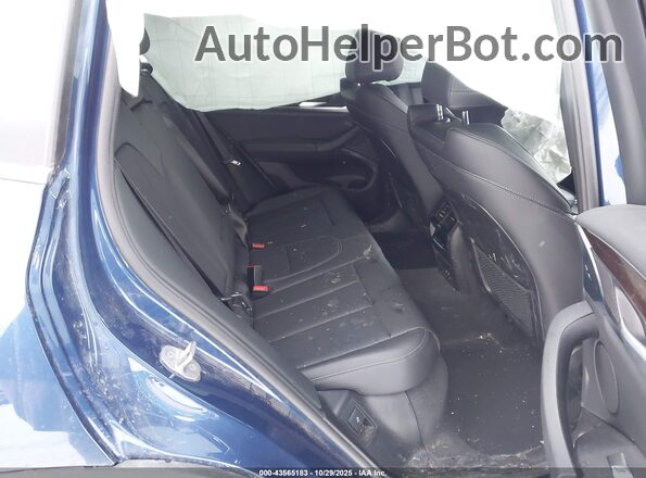 5UX53DP07N9L16667 2022 BMW X3 Blue Vista de la etiqueta del VIN