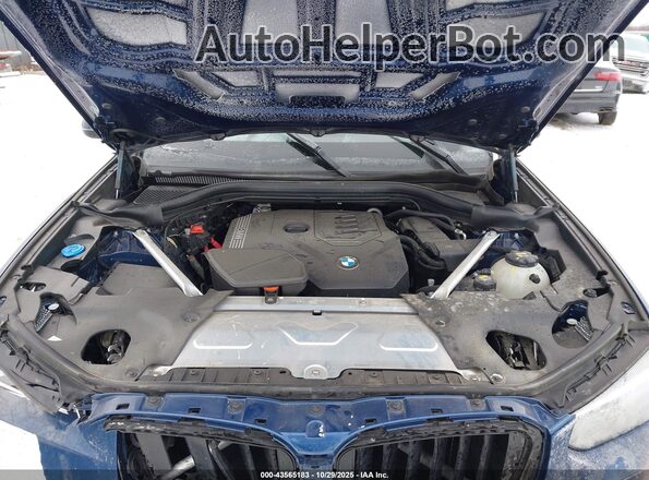 5UX53DP07N9L16667 2022 BMW X3 Blue Vista trasera