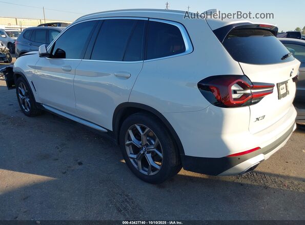 5UX53DP07N9L24249 2022 BMW X3 White Rear left