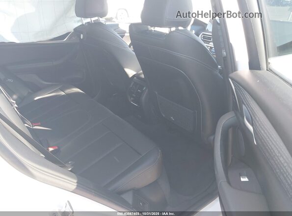 5UX53DP08P9S81267 2023 BMW X3 White VIN კოდის სტიკერის ხედი