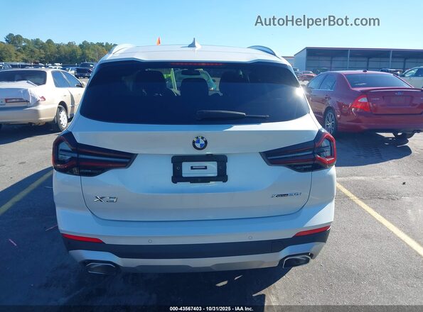 5UX53DP08P9S81267 2023 BMW X3 White 