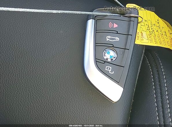 5UX53DP08P9S81267 2023 BMW X3 White წინა პანელის ხედი