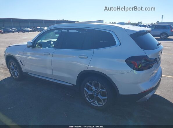 5UX53DP08P9S81267 2023 BMW X3 White უკანა მარცხენა
