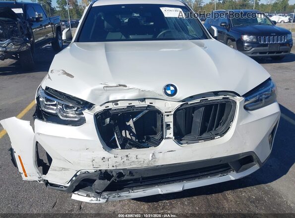 5UX53DP08P9S81267 2023 BMW X3 White წინა ხედი