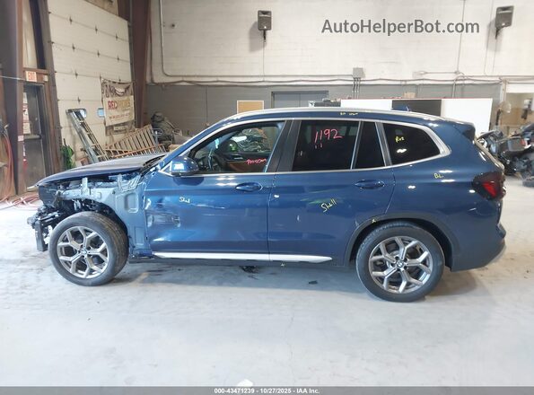 5UX53DP0XN9J50225 2022 BMW X3 Синий 