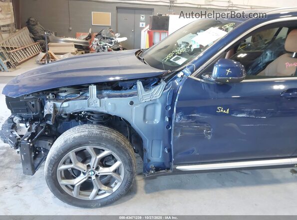 5UX53DP0XN9J50225 2022 BMW X3 Синий 