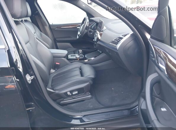 5UX53DP0XP9P14751 2023 BMW X3 Black Widok wnętrza z przodu