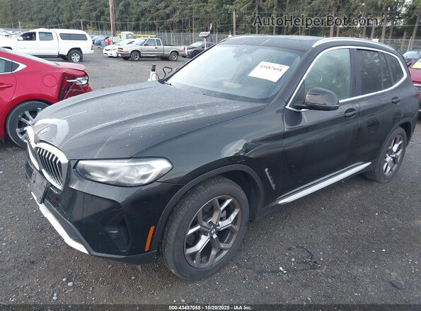 5UX53DP0XP9P14751 2023 BMW X3 Black Przód lewy