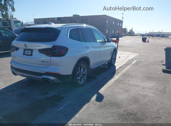 5UX53DP0XR9T38801 2024 BMW X3 White 