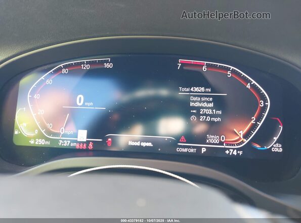 5UX53DP0XR9T38801 2024 BMW X3 White 