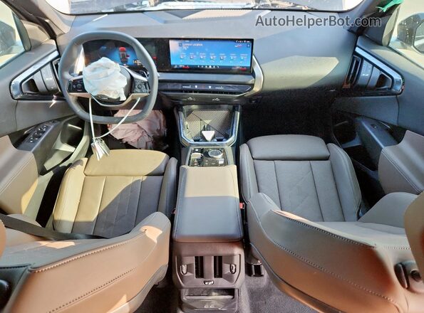 5UX53GP01S9Z02701 2025 BMW X3 Black Առջևի վահանակի տեսք