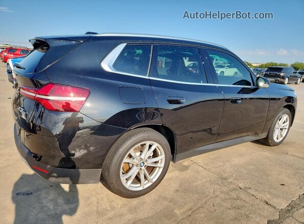 5UX53GP01S9Z02701 2025 BMW X3 Black Հետևի աջ