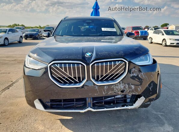 5UX53GP01S9Z02701 2025 BMW X3 Black Դիմացի տեսք