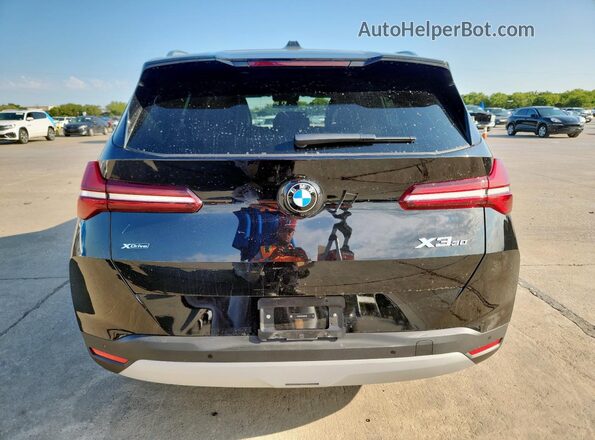 5UX53GP01S9Z02701 2025 BMW X3 Black Հետևի տեսք