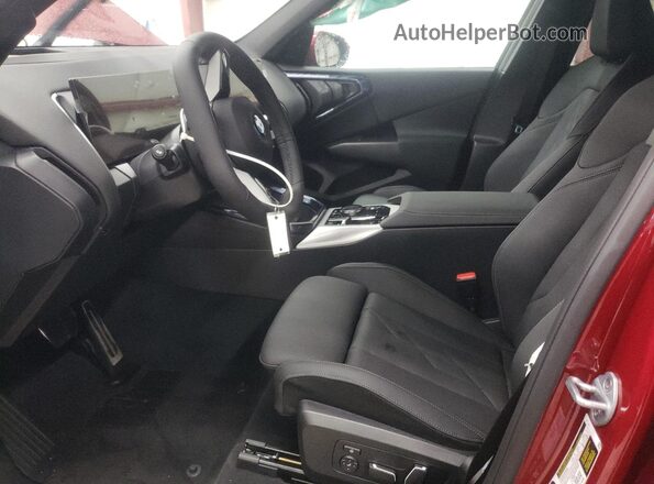 5UX53GP08S9029139 2025 BMW X3 Красный Вид салона спереди