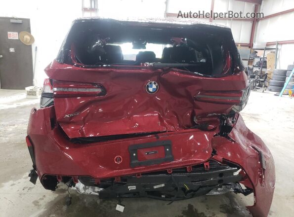 5UX53GP08S9029139 2025 BMW X3 Красный Вид сзади