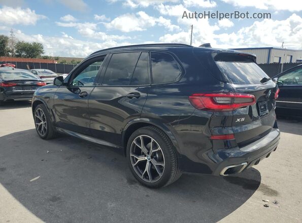 5UXCR4C01L9B61626 2020 BMW X5 Black Задня ліва чверть
