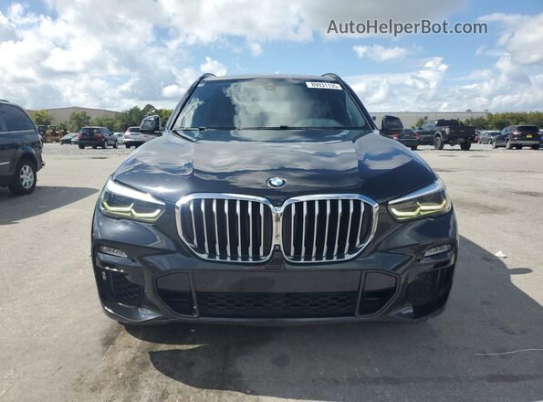 5UXCR4C01L9B61626 2020 BMW X5 Black Вид спереду