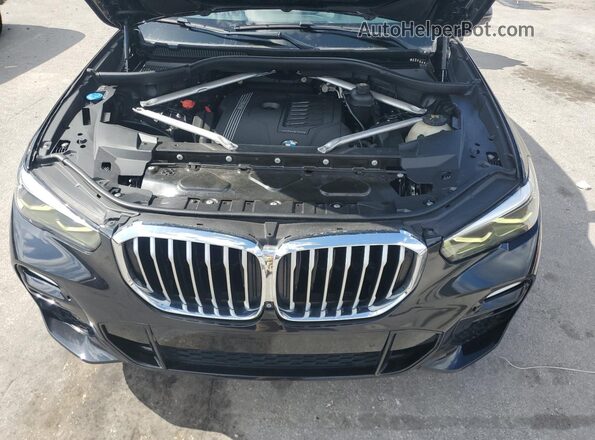 5UXCR4C01L9B61626 2020 BMW X5 Black Вид підкапотного простору
