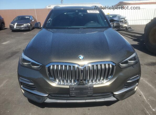 5UXCR4C01LLT18667 2020 BMW X5 Gray Вид ззаду