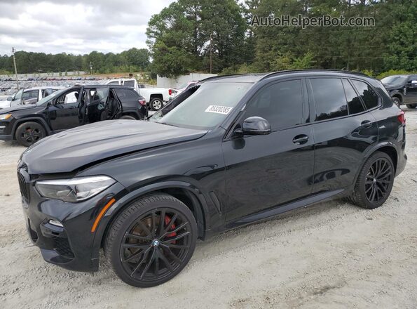 5UXCR4C01M9F80741 2021 BMW X5 Black Rear left