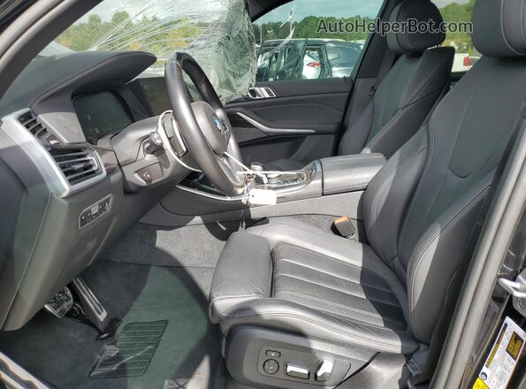 5UXCR4C01M9F80741 2021 BMW X5 Black Dashboard view