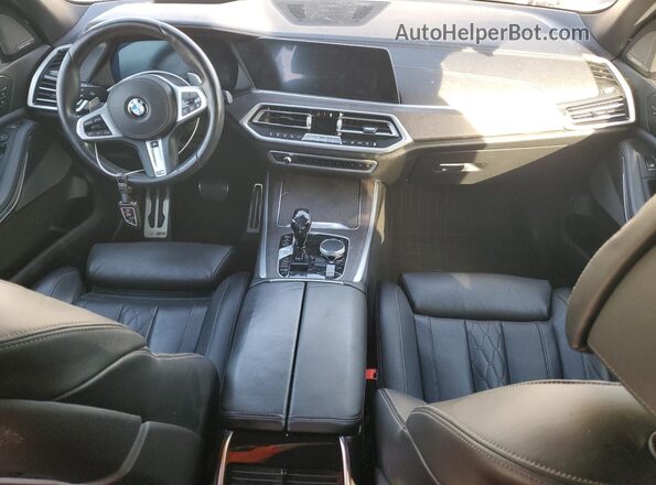 5UXCR4C02L9D01084 2020 BMW X5 White Вид панелі приладів