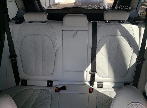 5UXCR4C04P9R42711 2023 BMW X5 White Rear seats view