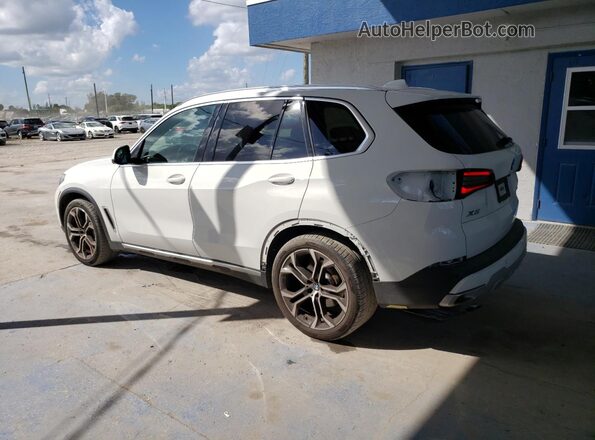 5UXCR4C04P9R42711 2023 BMW X5 White Rear left