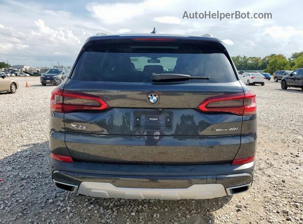 5UXCR4C05L9B00862 2020 BMW X5 Charcoal Հետևի տեսք