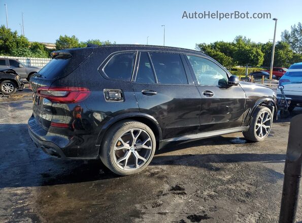 5UXCR4C05LLT19076 2020 BMW X5 Black Rear right