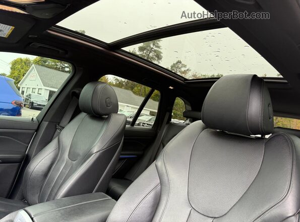 5UXCR4C05LLT19644 2020 BMW X5 White Rear seats view