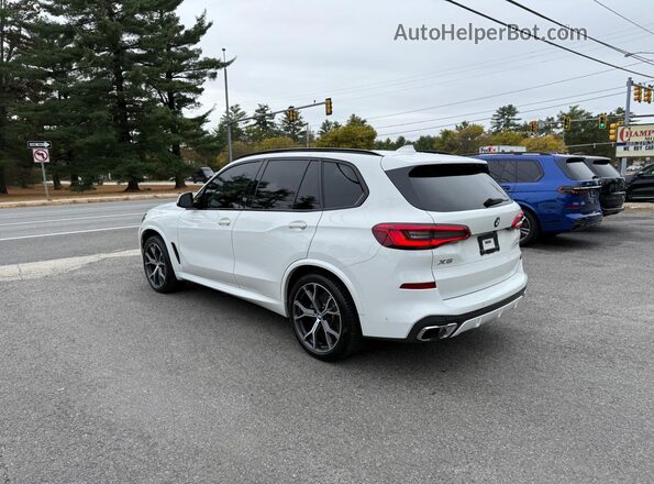 5UXCR4C05LLT19644 2020 BMW X5 White Rear right