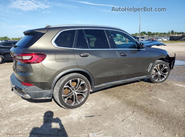 5UXCR4C0XM9F58768 2021 BMW X5 Green Задня права чверть