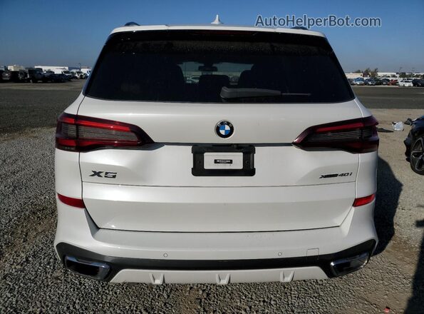 5UXCR6C00L9C69120 2020 BMW X5 White Vista trasera