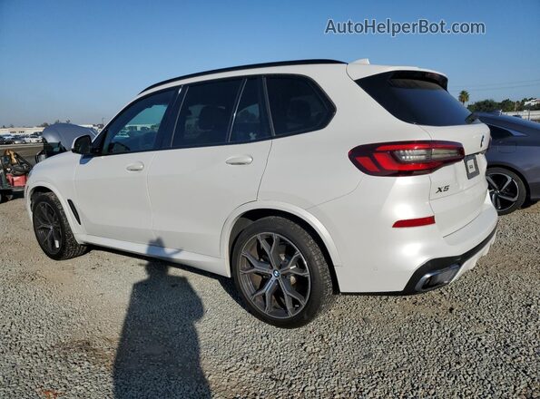 5UXCR6C00L9C69120 2020 BMW X5 White Trasero izquierdo