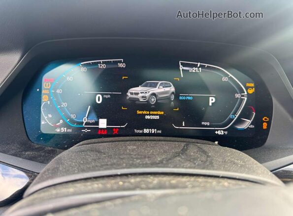5UXCR6C00P9P08111 2023 BMW X5 Черный Вид щитка приборов