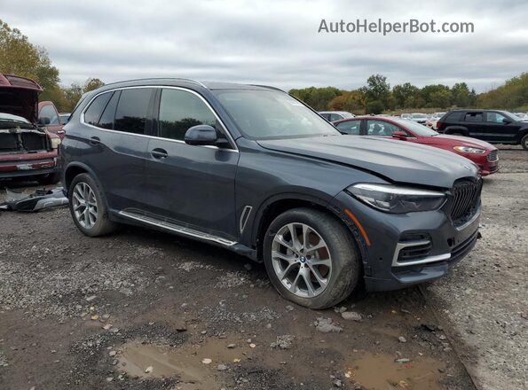 5UXCR6C01L9B10459 2020 BMW X5 Gray Передня права чверть