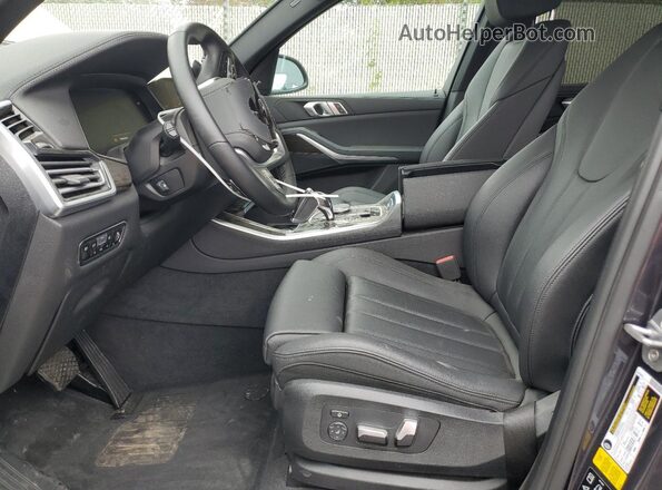 5UXCR6C01L9B10459 2020 BMW X5 Gray Вид салону спереду