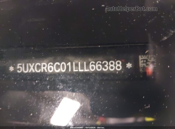 5UXCR6C01LLL66388 2020 BMW X5 Black 