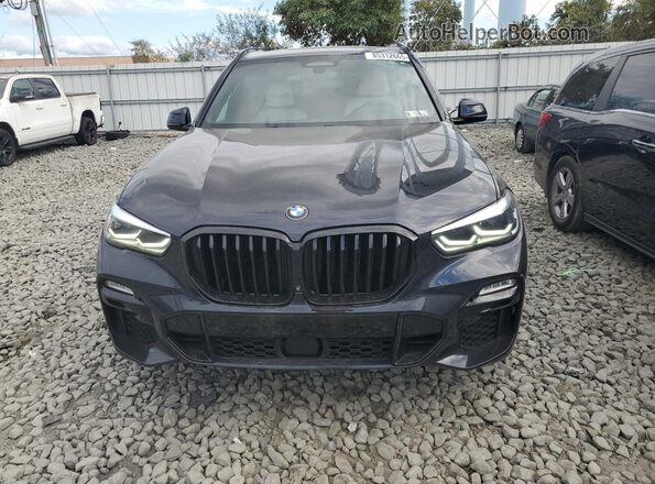 5UXCR6C01M9E76245 2021 BMW X5 Black Front view