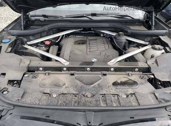 5UXCR6C01M9E76245 2021 BMW X5 Black Engine compartment view