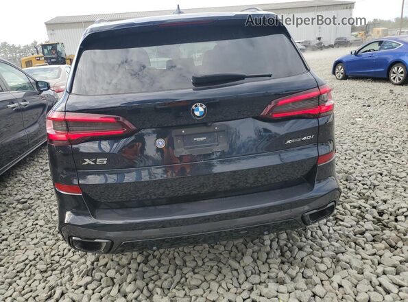 5UXCR6C01M9E76245 2021 BMW X5 Black Rear view