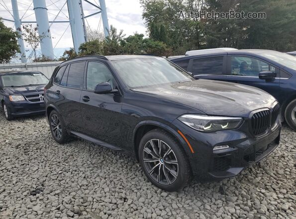 5UXCR6C01M9E76245 2021 BMW X5 Black Front right