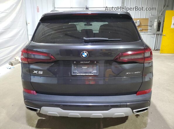 5UXCR6C03M9E70575 2021 BMW X5 Charcoal Rear view