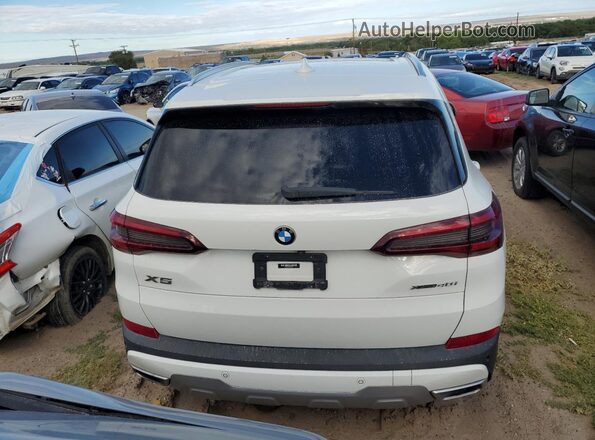 5UXCR6C04L9C34841 2020 BMW X5 White Widok z tyłu