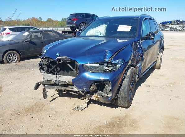 5UXCR6C04N9K60274 2022 BMW X5 Blue წინა ხედი